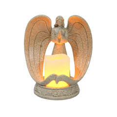 Nordic Style Resin Angel Electronic Candle Holder