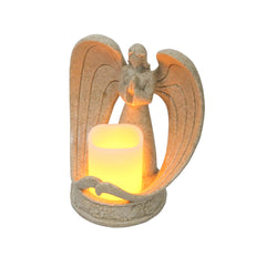 Nordic Style Resin Angel Electronic Candle Holder