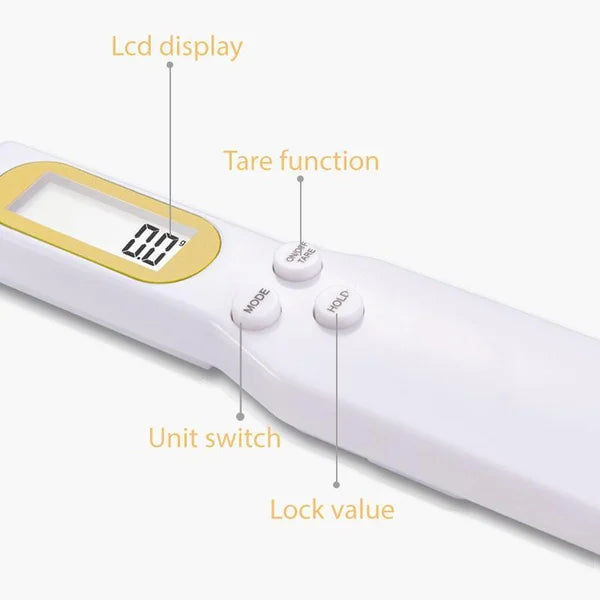 Electronic measuring spoon