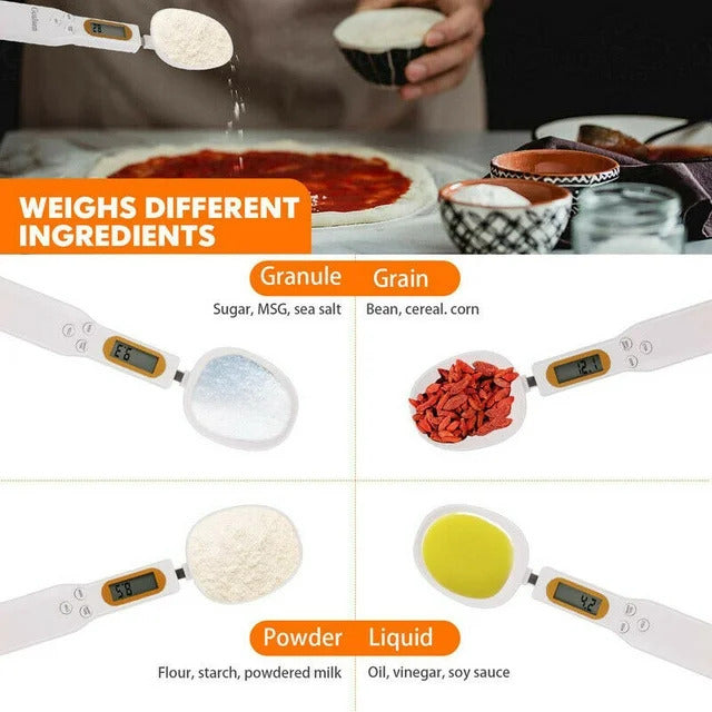 Electronic measuring spoon