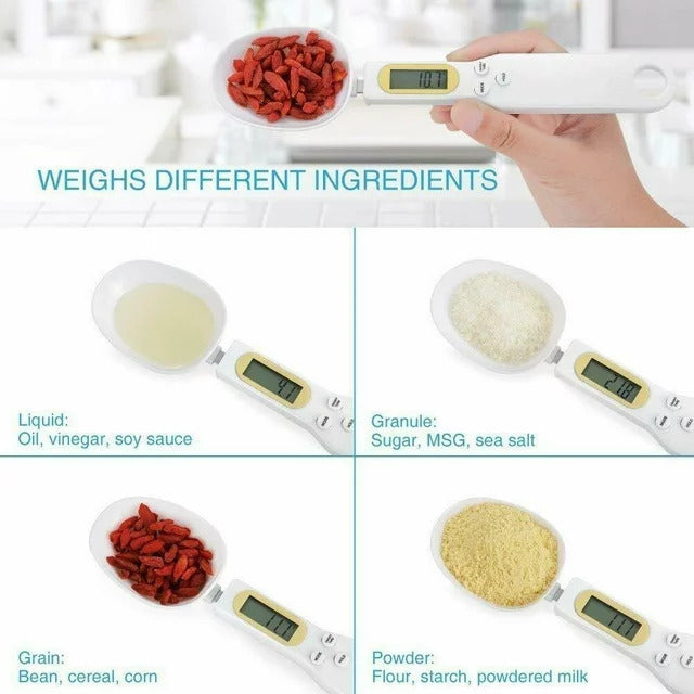 Electronic measuring spoon