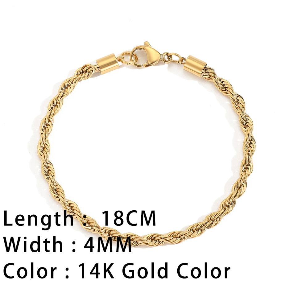 Gold Plated Cuban Chain Bracelet