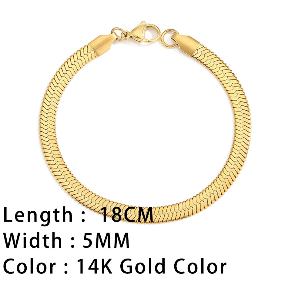 Gold Plated Cuban Chain Bracelet