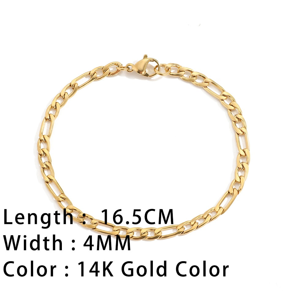 Gold Plated Cuban Chain Bracelet