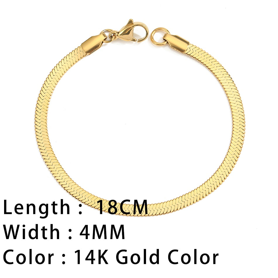 Gold Plated Cuban Chain Bracelet