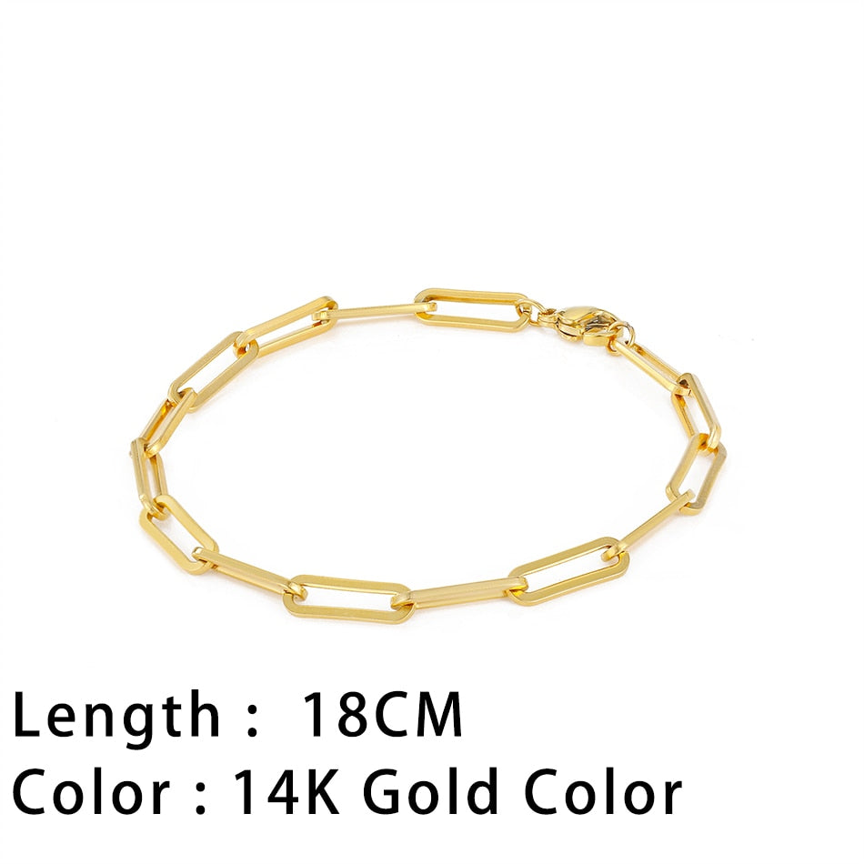 Gold Plated Cuban Chain Bracelet