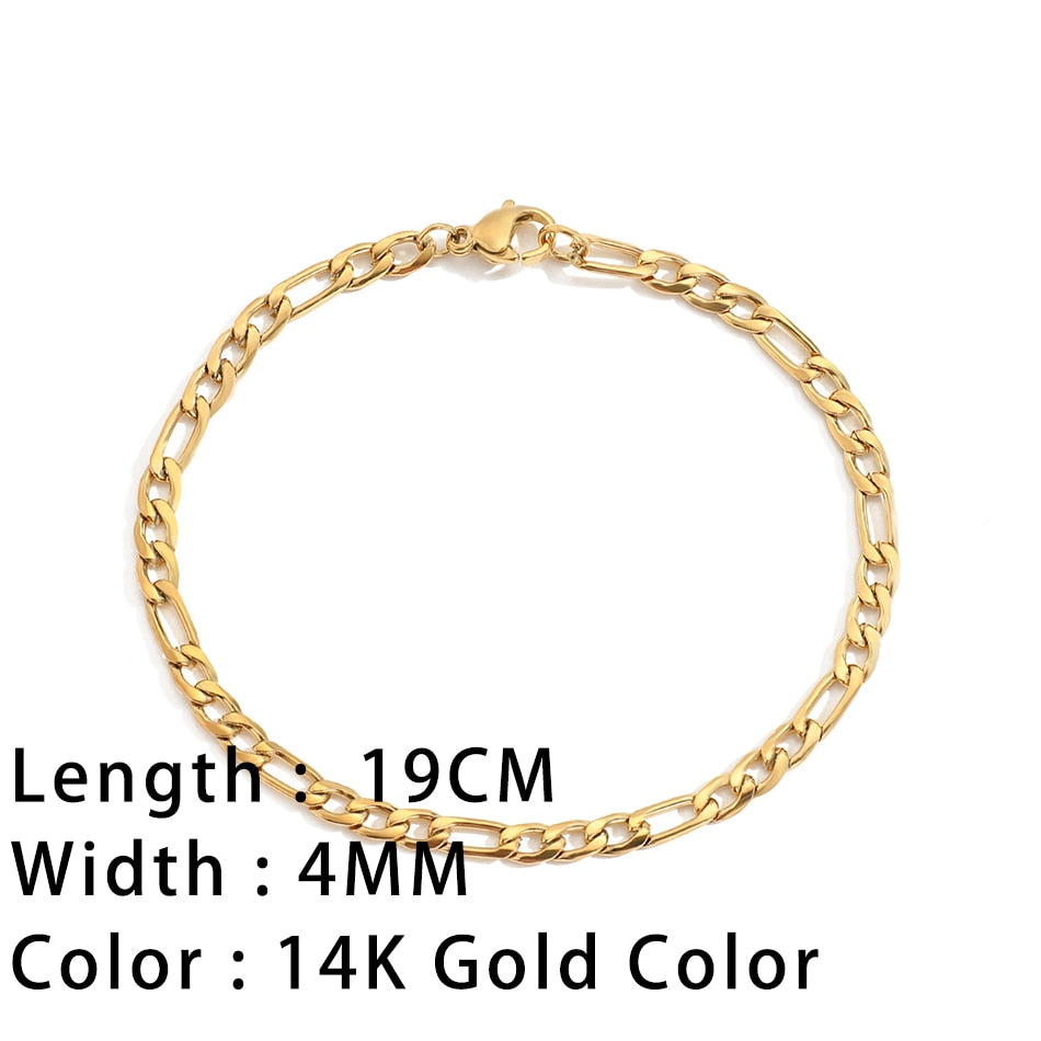 Gold Plated Cuban Chain Bracelet