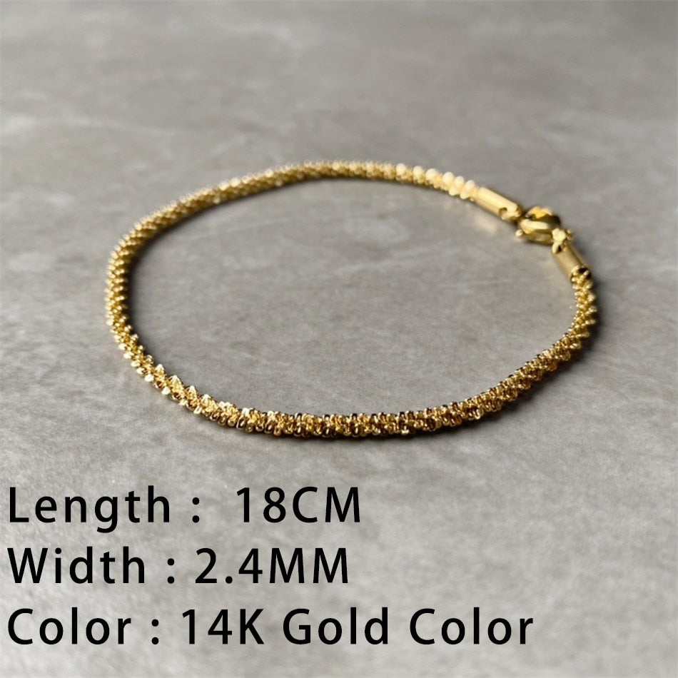 Gold Plated Cuban Chain Bracelet