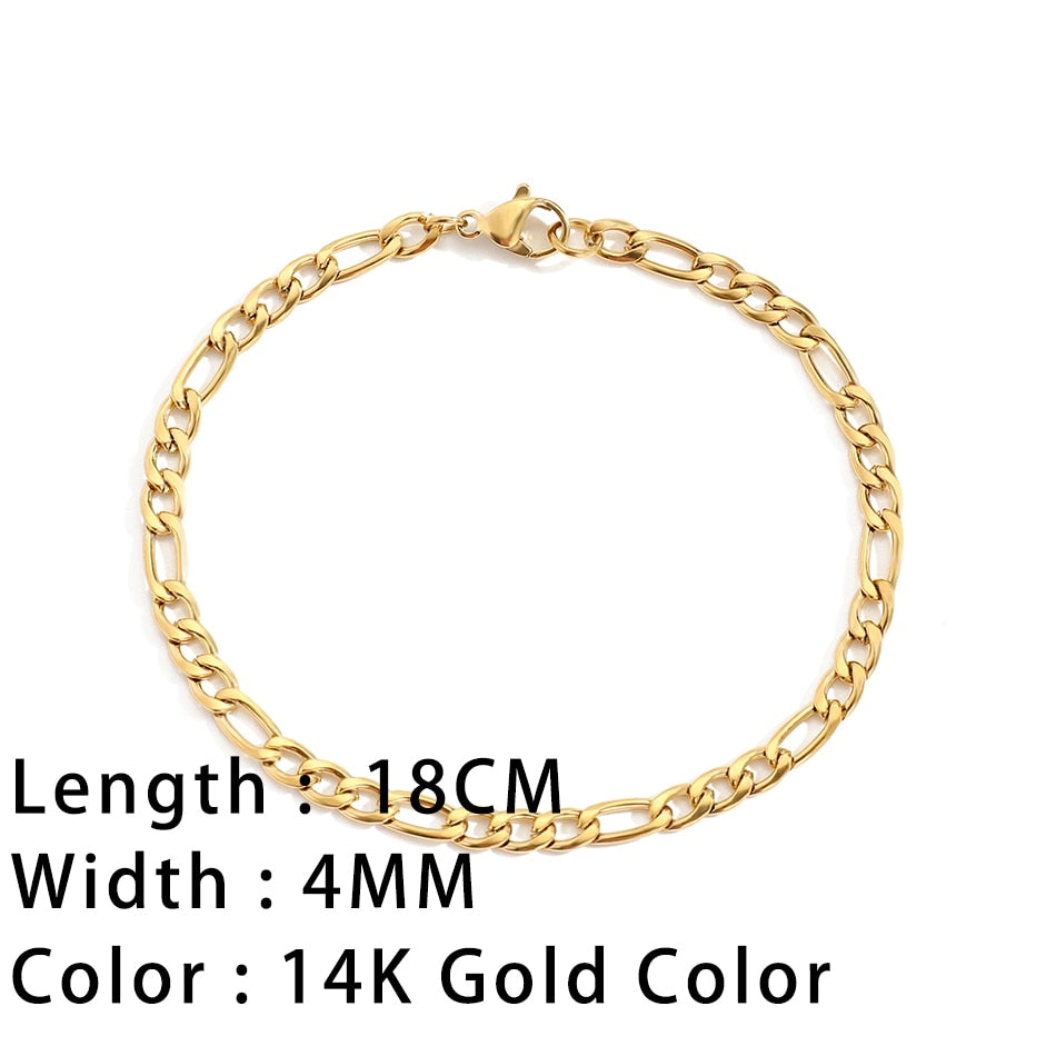 Gold Plated Cuban Chain Bracelet