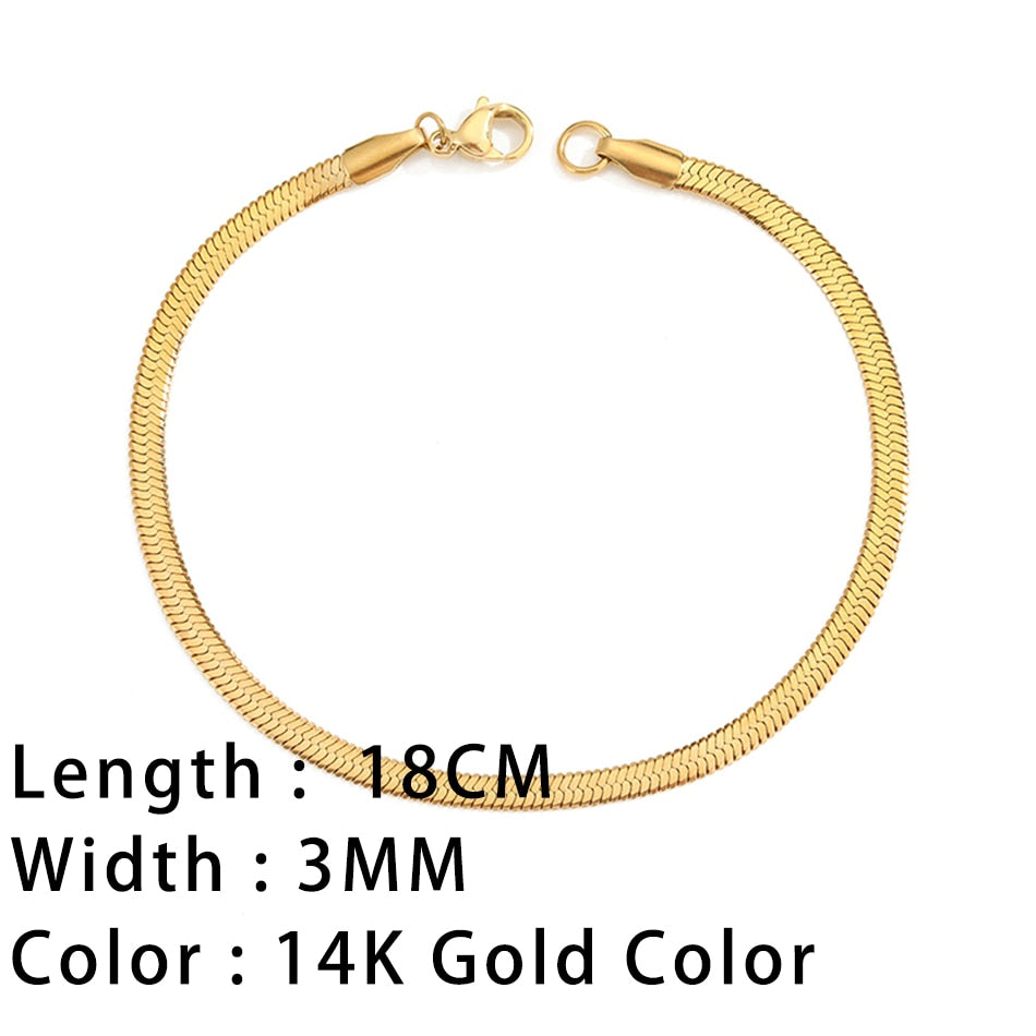 Gold Plated Cuban Chain Bracelet