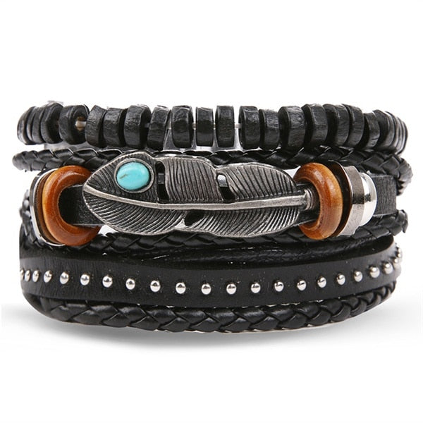 Multi-layer Leather Bracelet