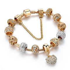 Gold heart Bracelets