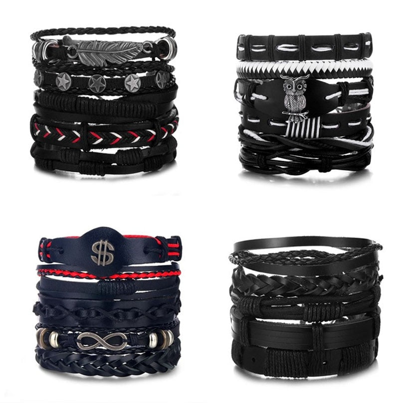 Multi-layer Leather Bracelet