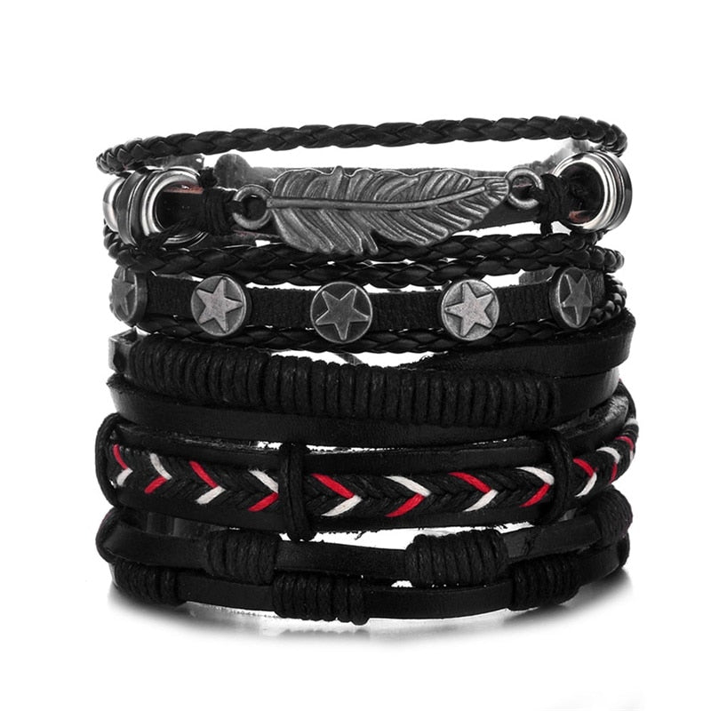 Multi-layer Leather Bracelet