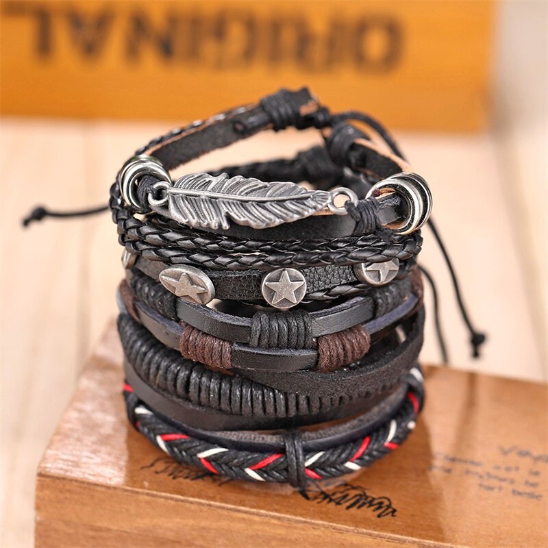 Multi-layer Leather Bracelet