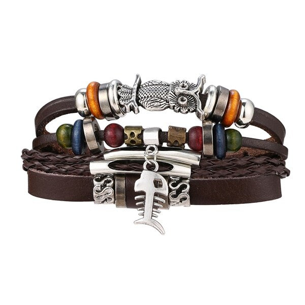 Multi-layer Leather Bracelet