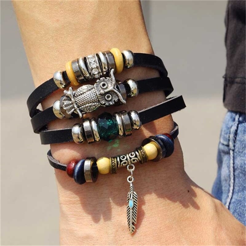 Multi-layer Leather Bracelet