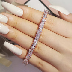 Luxury Princess Silver Color Bracelet