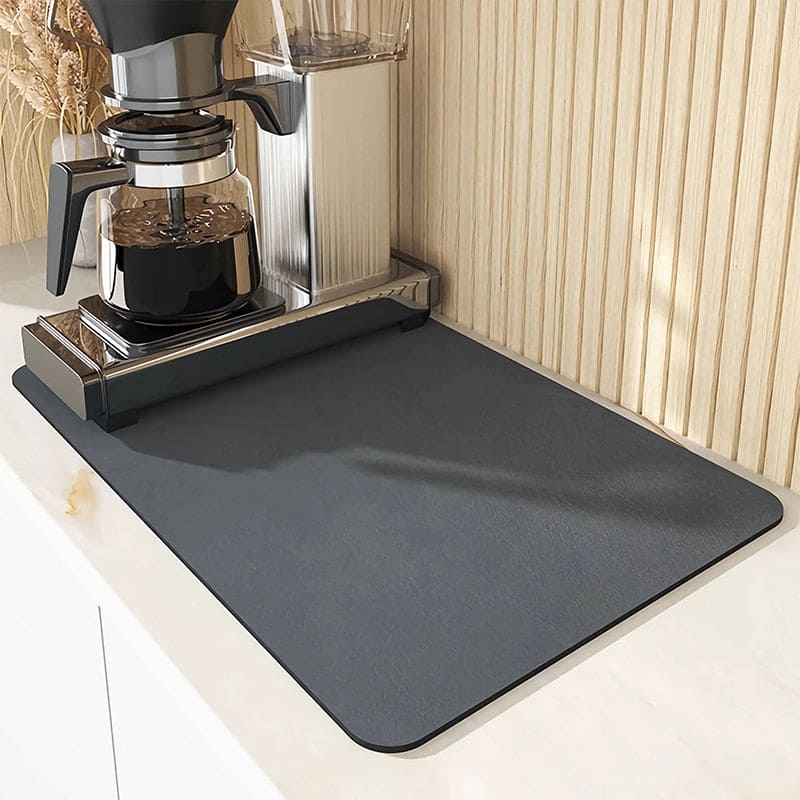 Slip Coffee Dish & Kitchen Drying Mat