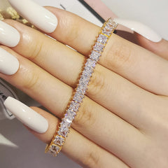 Luxury Princess Silver Color Bracelet