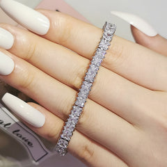 Luxury Princess Silver Color Bracelet