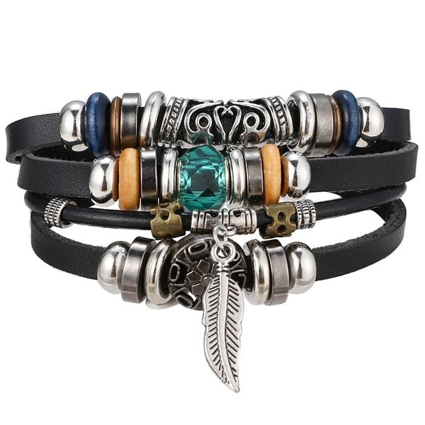 Multi-layer Leather Bracelet