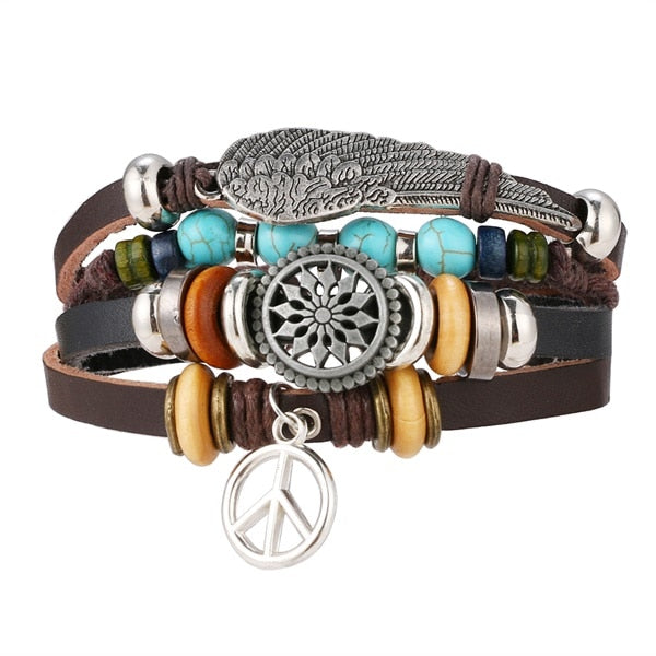 Multi-layer Leather Bracelet