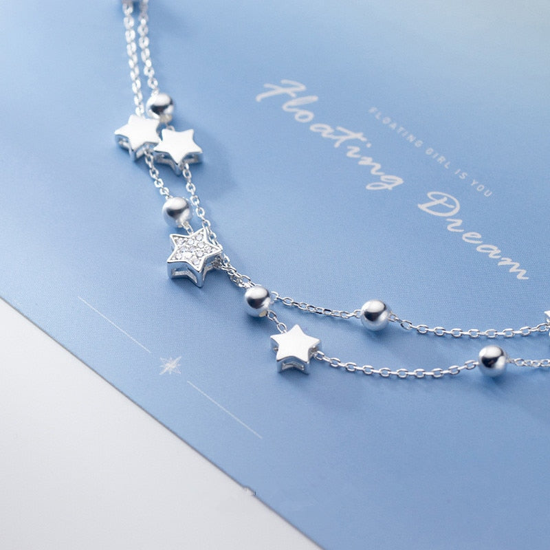 Sterling Silver Star Bracelet