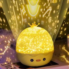 USB Rotating Remote Control Star Night Light