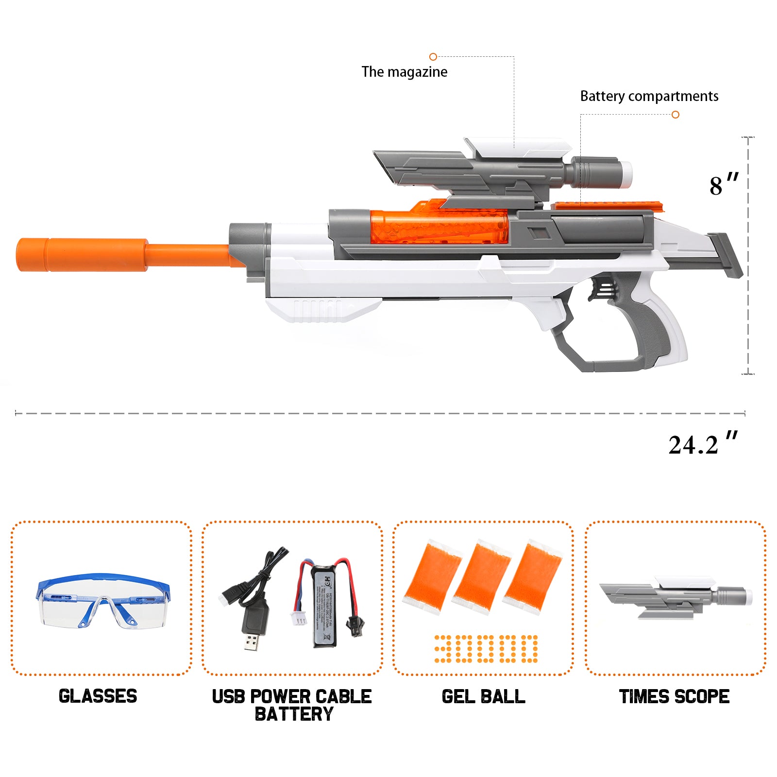 Splatter Ball Gun Gel Ball