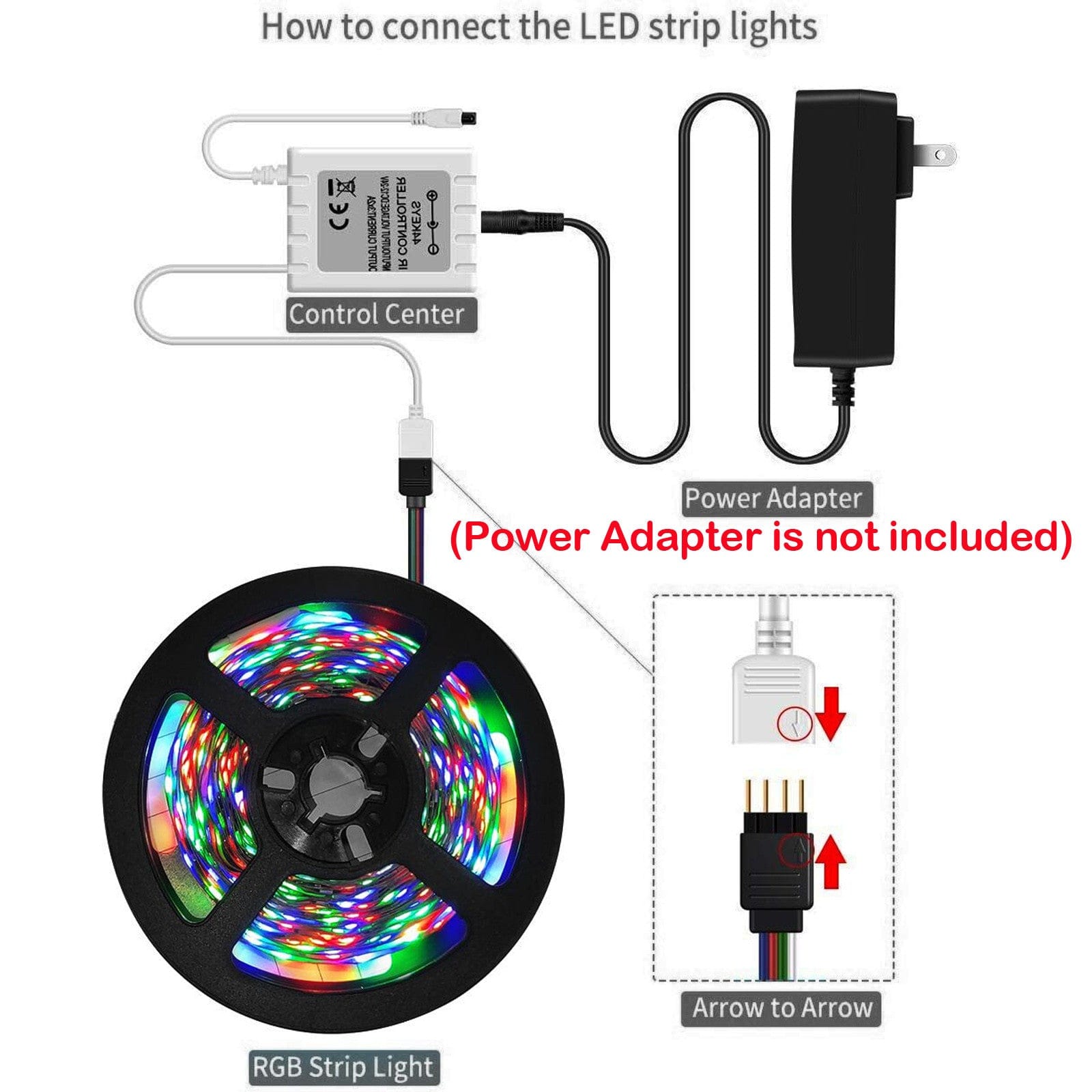 5M 3528 RGB LED Strip Strip Strip Strip Lights