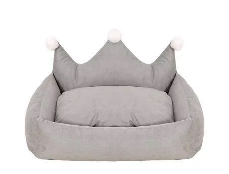 Scratch resistant crown dog bed