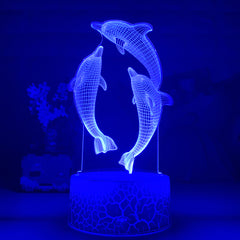 Remote Touch Control 3D LED Night Light