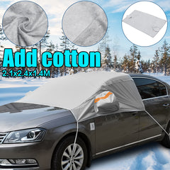 Frost cover for car windshield cover