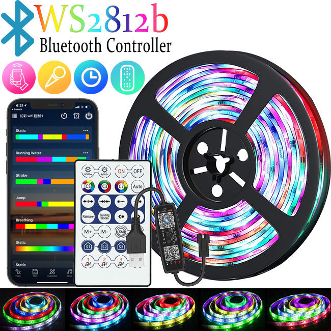 RGB Color-changing 5V Magic USB Light Strip