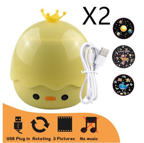 USB Rotating Remote Control Star Night Light