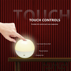 Remote Control Touch Colorful Night Light