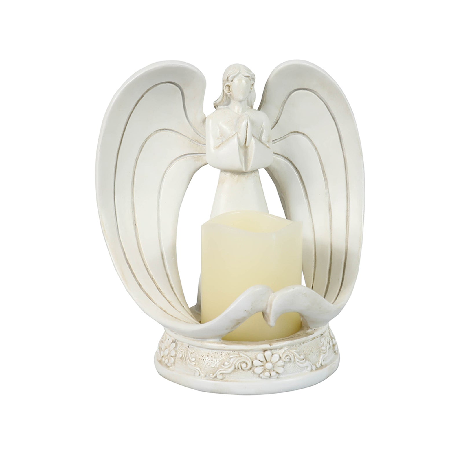 Nordic Style Resin Angel Electronic Candle