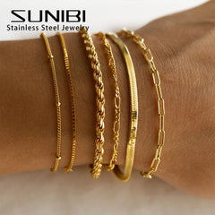 Gold Plated Cuban Chain Bracelet