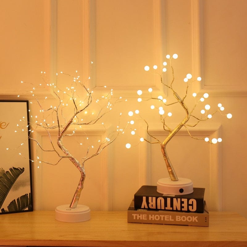 LED Copper Wire Night Light Tree