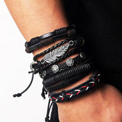 Multi-layer Leather Bracelet