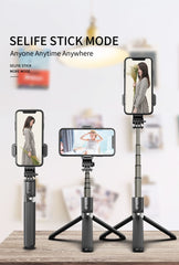 New 3 In 1 Wireless Bluetooth Selfie Stick