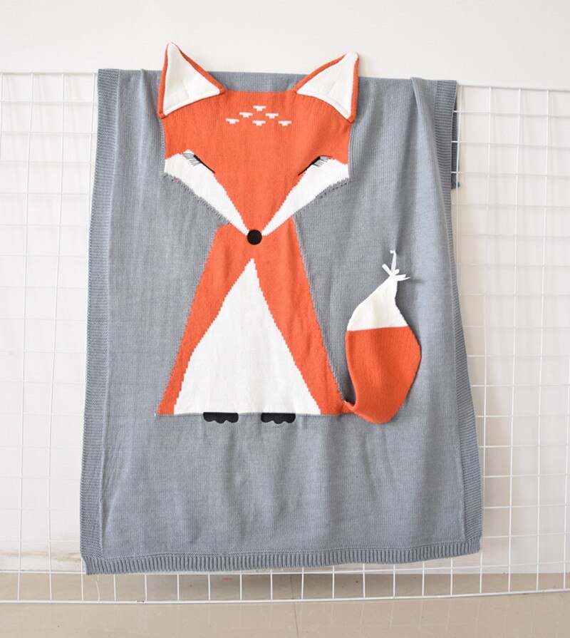 Fox Ear Baby Blankets