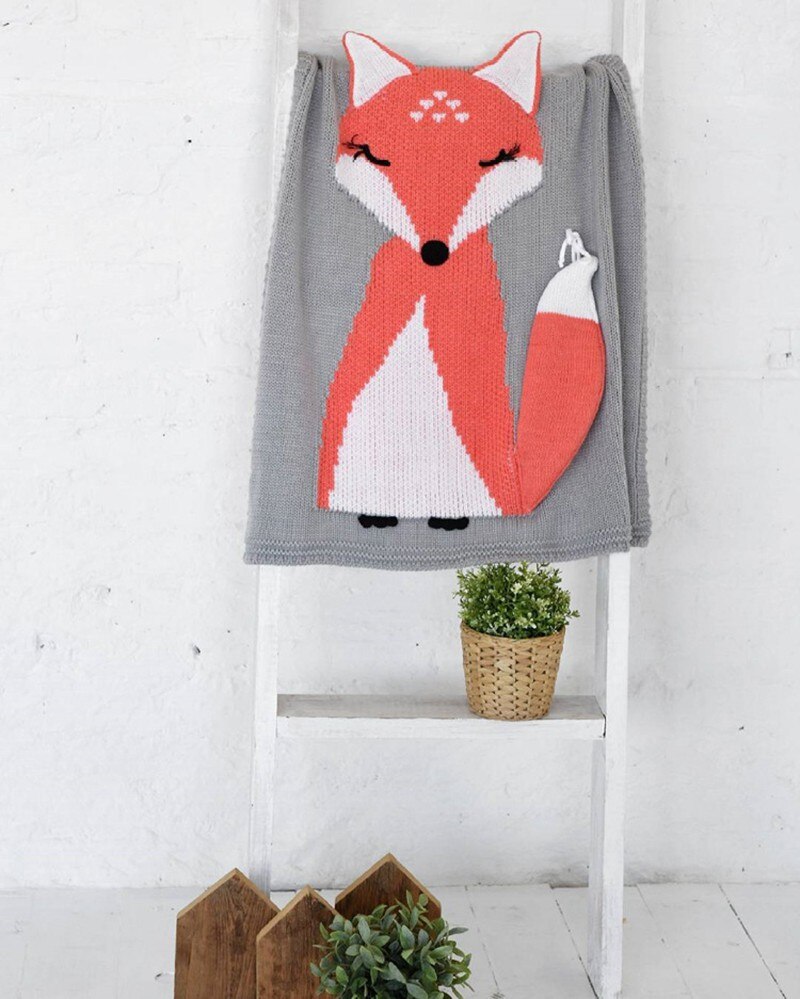 Fox Ear Baby Blankets