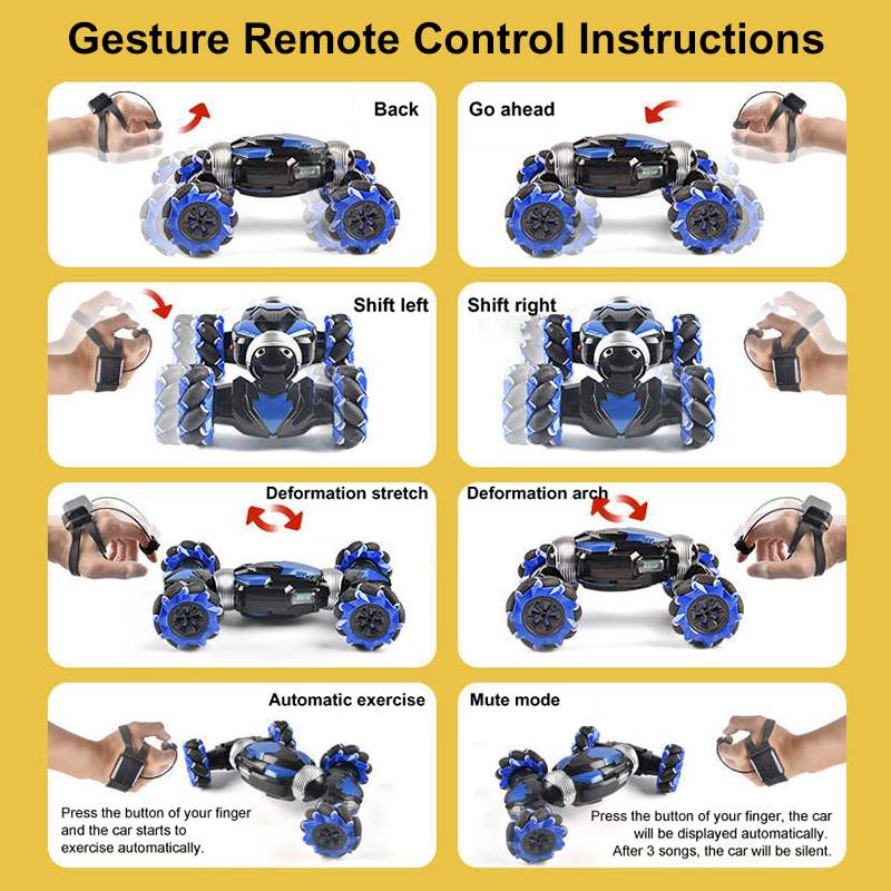 RC Car 4WD Radio Control Stunt Car