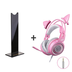 Gamer Pink Cat Ear Headset