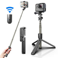 New 3 In 1 Wireless Bluetooth Selfie Stick