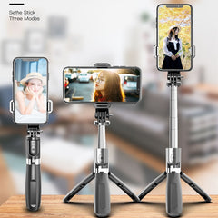 High Quality Wireless+Bluetooth Selfie Stick