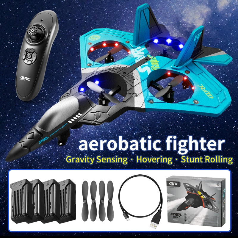 NEW V17 Gravity Sensing RC Plane 2.4G Fighter