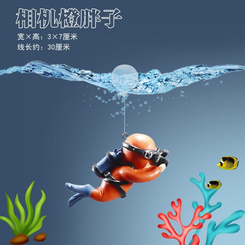 Simulation Diver Action Figure Ornament